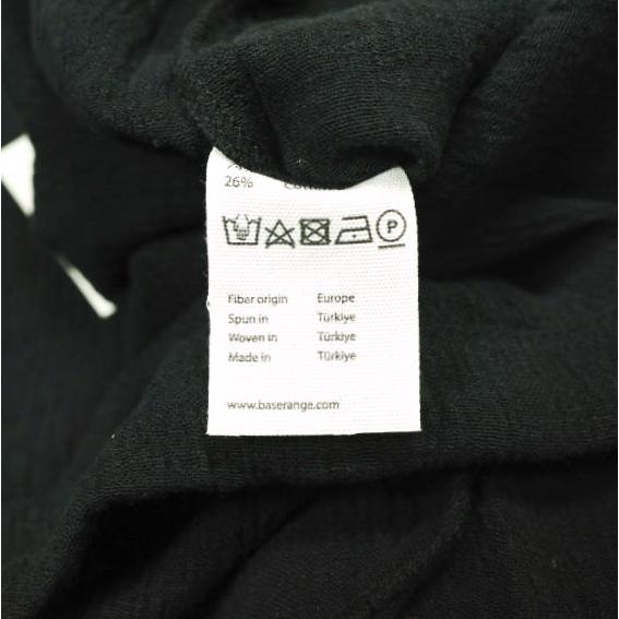 新品 BASERANGE ベースレンジ 25SS MAX SKIRT - Crinkle Linen コットンリネン ロングスカート SKMX-LC-SP25 XS Black 定価27,280円 g22941 |  | 08