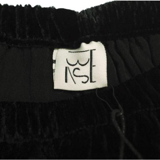 新品 BASERANGE ベースレンジ 25SS OLIN SKIRT シルクベルベットロングスカート SKOLI-VE-SP25 S BLACK ベロア イージー 定価43,560円 |  | 04