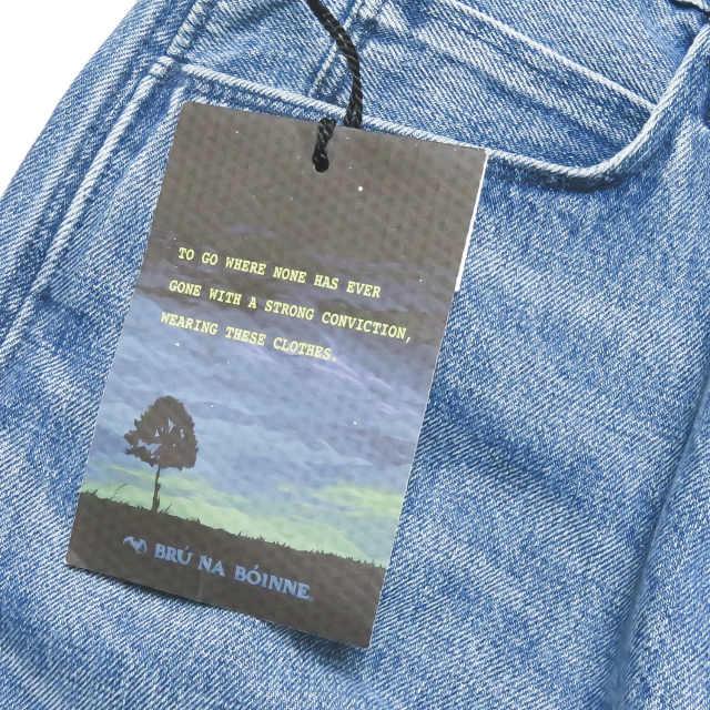 ブルーナボイン BRU NA BOINNE 日本製 ブラッグデニム 7375 1 インディゴ(ユーズド) セルビッチ テーパード パンツ ボトムス |  | 05