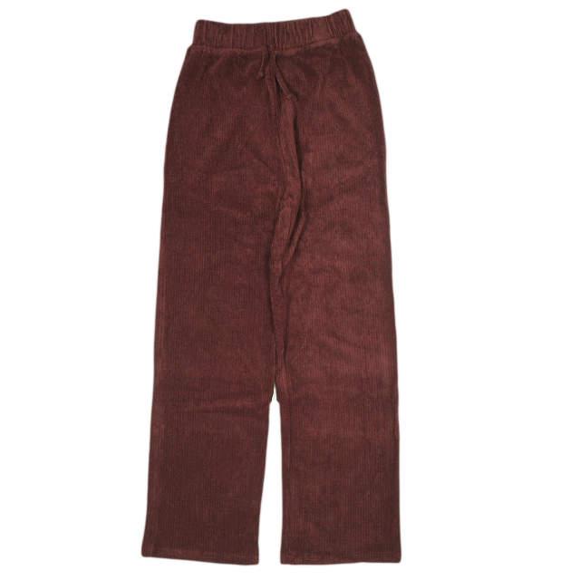 新品 BASERANGE ベースレンジ 24AW DOUGLAS PANTS テリーフリース イージーパンツ S ASTER BROWN RED ダグラスパンツ 定価31,790円 新品 BASERANGE ベースレンジ 24AW DOUGLAS PANTS テリーフリース