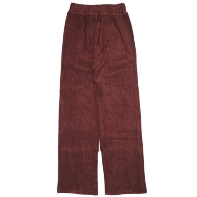 新品 BASERANGE ベースレンジ 24AW DOUGLAS PANTS テリーフリース イージーパンツ S ASTER BROWN RED ダグラスパンツ 定価31,790円 g22950 |  | 01