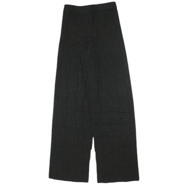 新品 BASERANGE ベースレンジ フランス製 KONAK PANTS ウールニットパンツ XS BLACK イージー 定価31,900円 ボトムス g22952 |  | 01