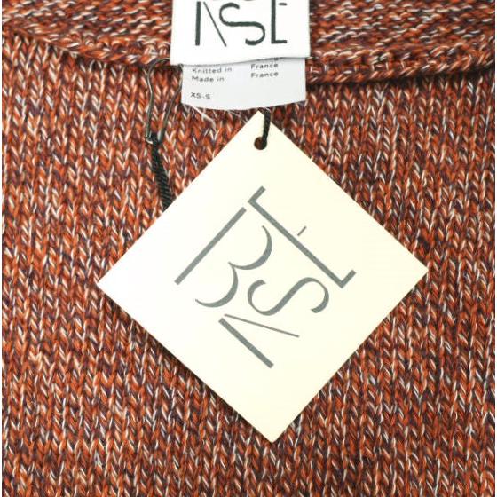 新品 BASERANGE ベースレンジ 24AW SEIRA PULLOVER オーガニックコットン メランジニット XS/S Rust Melange セーター 定価30,910円 g22959 |  | 04