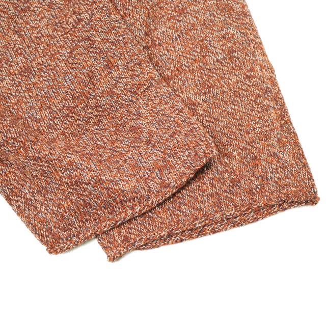 新品 BASERANGE ベースレンジ 24AW SEIRA PULLOVER オーガニックコットン メランジニット XS/S Rust Melange セーター 定価30,910円 g22960 |  | 07