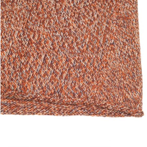 新品 BASERANGE ベースレンジ 24AW SEIRA PULLOVER オーガニックコットン メランジニット XS/S Rust Melange セーター 定価30,910円 g22960 |  | 08