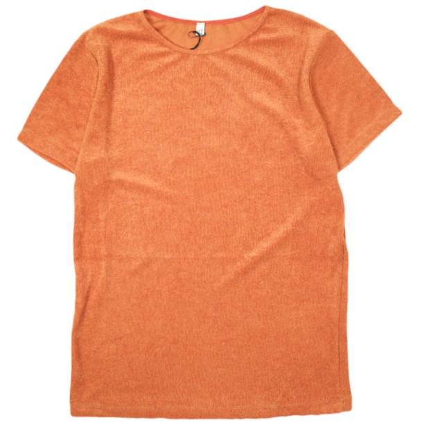 新品 BASERANGE ベースレンジ 23SS OMO TEE パイルTシャツ オモティー S VEN ORANGE 定価15,950円 トップス g22969 | 