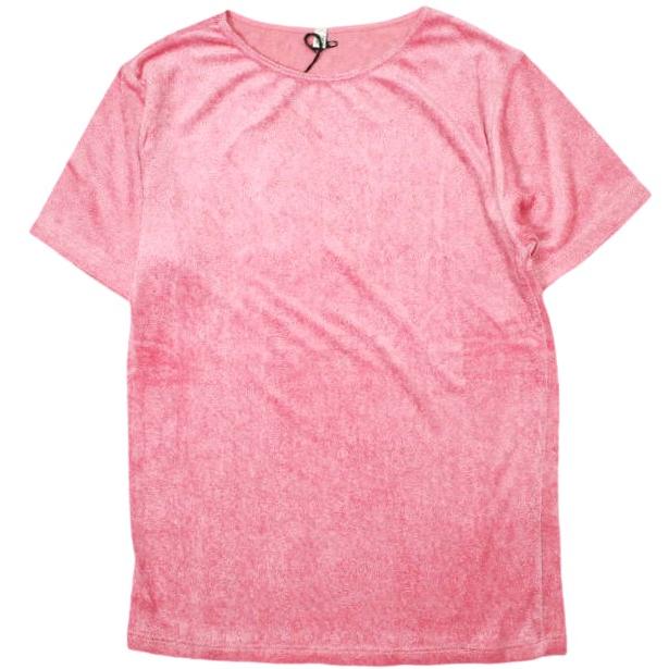 新品 BASERANGE ベースレンジ OMO TEE パイルTシャツ オモティー S ZUI PINK 定価15,950円 トップス g22970 | 