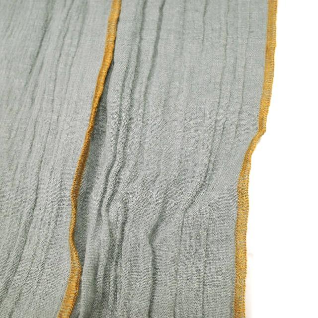 新品 BASERANGE ベースレンジ 25SS SHOK SLIP DRESS - Crinkle Linen コットンリネン キャミソールワンピース XS Bayon Grey 定価21,780円 |  | 06