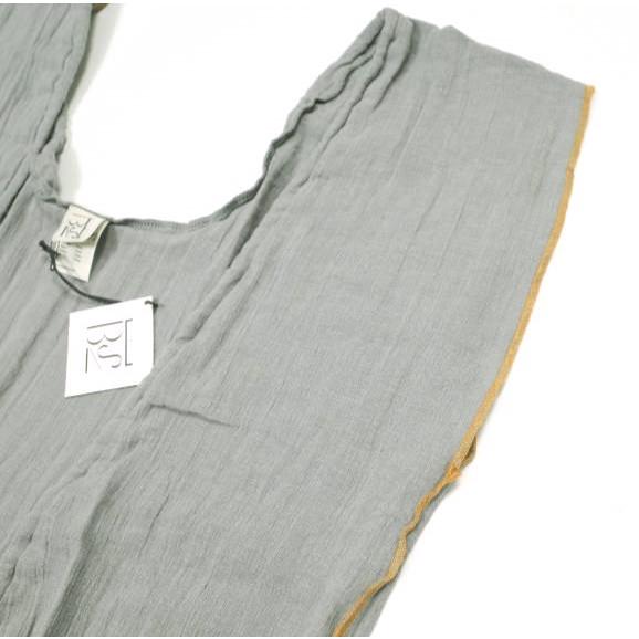 新品 BASERANGE ベースレンジ 25SS MAX DRESS コットンリネン マキシ