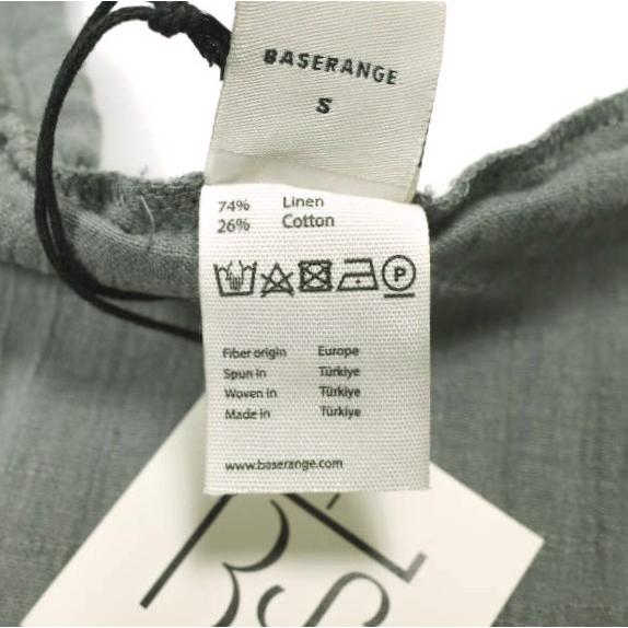 新品 BASERANGE ベースレンジ 25SS MAX DRESS コットンリネン マキシワンピース S Bayon Grey ドレス 定価35,420円 トップス g22977 |  | 08