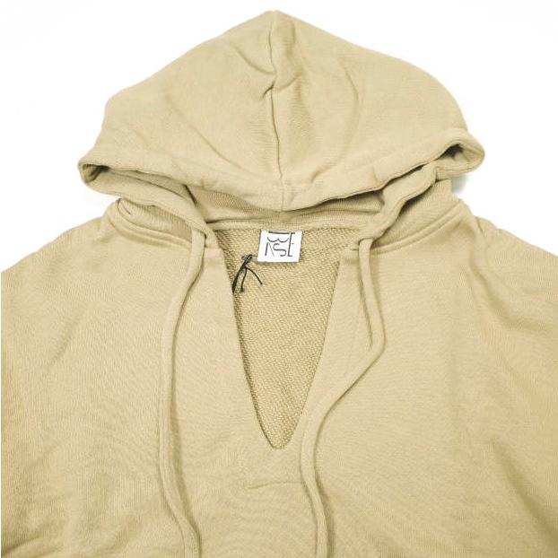 新品 BASERANGE ベースレンジ ORDU SWEAT SHIRT オーガニックコットン クロップドスウェットプルオーバーパーカー XS BEIGE 定価38,720円 |  | 05