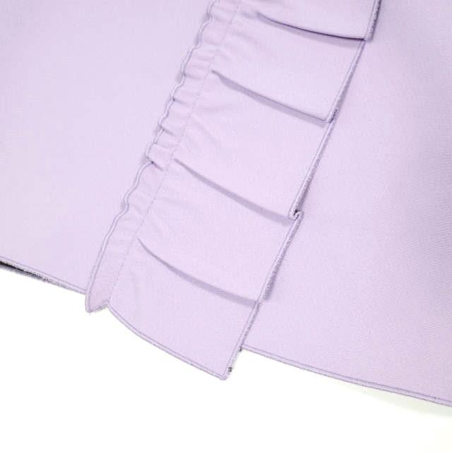 新品 N°21 ヌメロヴェントゥーノ 21AW イタリア製 ボンディングフリルスリットスカート 21AW-C041-5336 40 PURPLE 定価71,500円 g22984 |  | 05