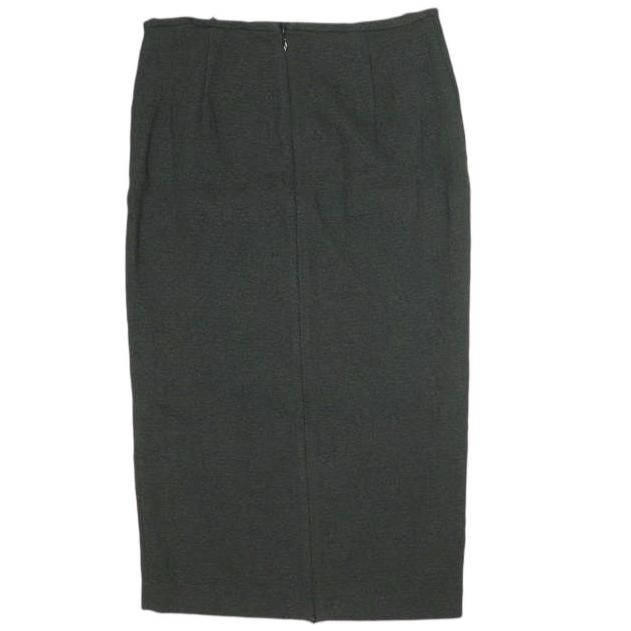 新品 N°21 ヌメロヴェントゥーノ 24SS 5A GONNA TESSUTO コットンツイード ペンシルスカート 24S-C021-0126 36 BLACK 定価75,900円 タイト |  | 01