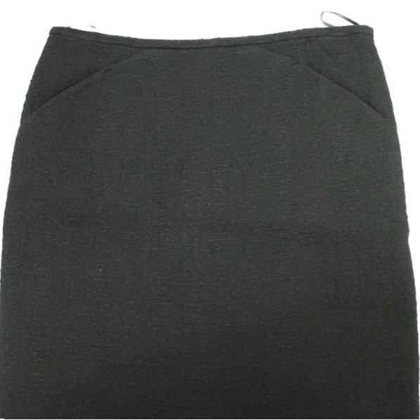 新品 N°21 ヌメロヴェントゥーノ 24SS 5A GONNA TESSUTO コットンツイード ペンシルスカート 24S-C021-0126 36 BLACK 定価75,900円 タイト |  | 05