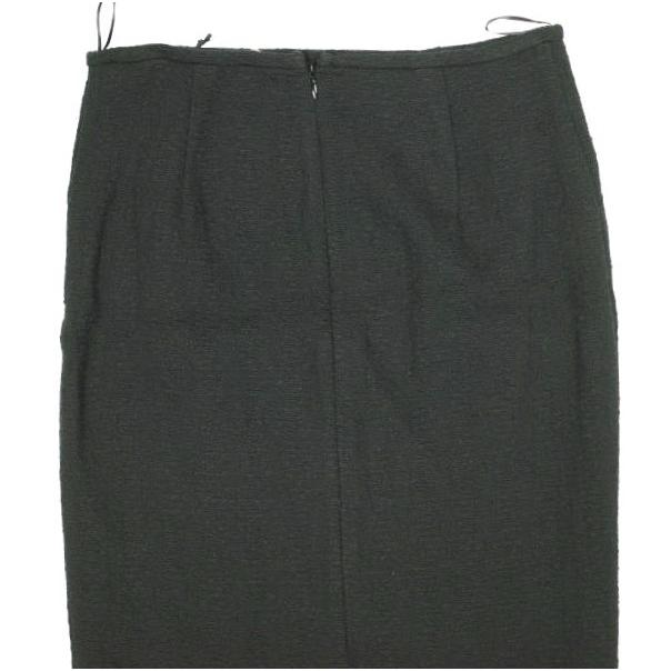 新品 N°21 ヌメロヴェントゥーノ 24SS 5A GONNA TESSUTO コットンツイード ペンシルスカート 24S-C021-0126 36 BLACK 定価75,900円 タイト |  | 06