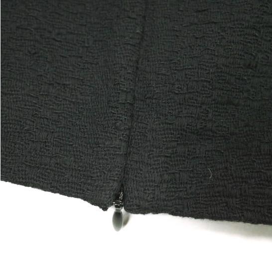 新品 N°21 ヌメロヴェントゥーノ 24SS 5A GONNA TESSUTO コットンツイード ペンシルスカート 24S-C021-0126 36 BLACK 定価75,900円 タイト |  | 08