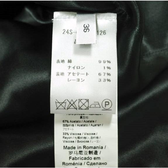 新品 N°21 ヌメロヴェントゥーノ 24SS 5A GONNA TESSUTO コットンツイード ペンシルスカート 24S-C021-0126 36 BLACK 定価75,900円 タイト |  | 09