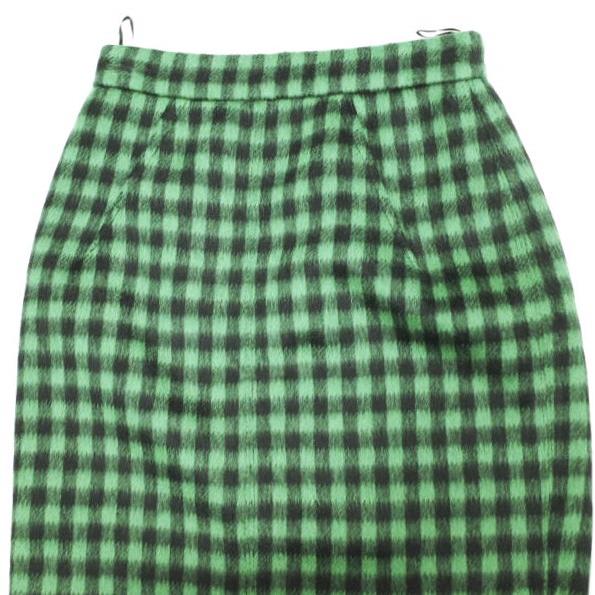 新品 N°21 ヌメロヴェントゥーノ 22AW ヴィシーチェックシャギースカート 22I-C151-3001 40 GREEN 定価75900円 タイト ペンシル 神崎恵着用 |  | 05