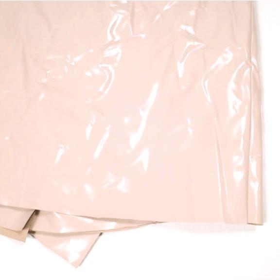 新品 N°21 ヌメロヴェントゥーノ 21SS イタリア製 エナメルペプラムスカート 5A GONNA TESSUTO 21SW-C031-5029 36 PINK 定価82500円 リボン |  | 06