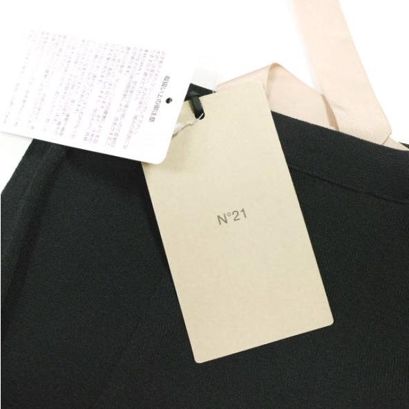 新品 N°21 ヌメロヴェントゥーノ 23SS イタリア製 ラウンドジップタイトスカート 23SW-C041-7534 40 BLACK 定価86,900円 膝丈 ペンシル |  | 03