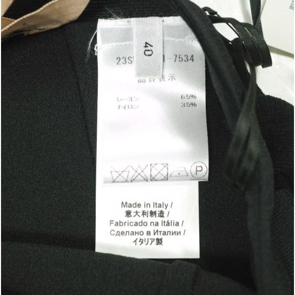 新品 N°21 ヌメロヴェントゥーノ 23SS イタリア製 ラウンドジップタイトスカート 23SW-C041-7534 40 BLACK 定価86,900円 膝丈 ペンシル |  | 08