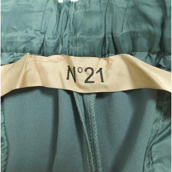 新品 N°21 ヌメロヴェントゥーノ 23AW ダブルヘム ノープリーツトラウザーズ 23AW-B011-5159 40 Green 定価72,600円 スラックス パンツ |  | 04