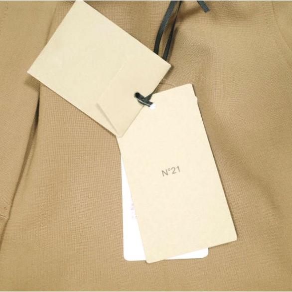新品 N°21 ヌメロヴェントゥーノ 22SS ポリエステルウール ノープリーツトラウザーズ 22SW-B031-3035 36 BEIGE 定価80,300円 パンツ |  | 02