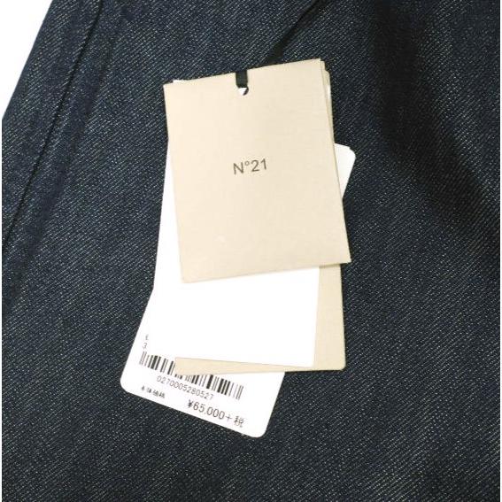 新品 N°21 ヌメロヴェントゥーノ 20SS ワンウォッシュ ワイドストレートデニムパンツ 20SW-B043-0151 38 Indigo 定価71,500円 ジーンズ |  | 03
