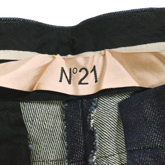 新品 N°21 ヌメロヴェントゥーノ 20SS ワンウォッシュ ワイドストレートデニムパンツ 20SW-B043-0151 38 Indigo 定価71,500円 ジーンズ |  | 04