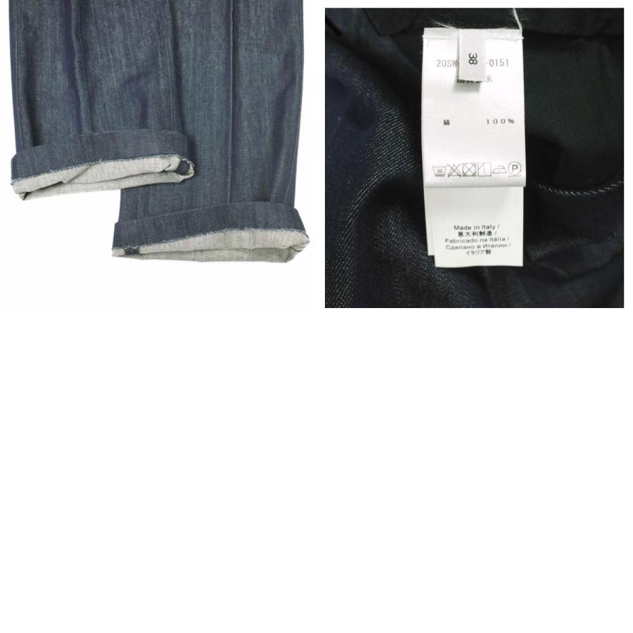 新品 N°21 ヌメロヴェントゥーノ 20SS ワンウォッシュ ワイドストレートデニムパンツ 20SW-B043-0151 38 Indigo 定価71,500円 ジーンズ |  | 09