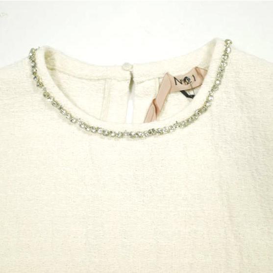 新品 N°21 ヌメロヴェントゥーノ 24SS ビジューブラウストップス 24S  