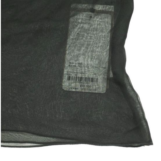 新品 N°21 ヌメロヴェントゥーノ 23SS フリルシルクブラウス L2 BLUSA TESSUTO 23S-G072-5586 36 BLACK 定価86,900円 シースルー シャツ |  | 07
