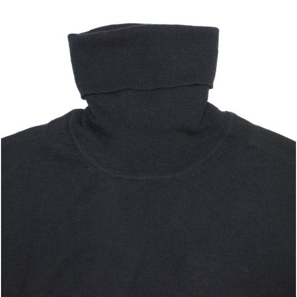 新品 N°21 ヌメロヴェントゥーノ 22AW ロゴパッチ メリノウールタートルネックニット 22I-A036-9000 40 NAVY セーター 定価63,800円 |  | 05