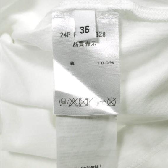 新品 N°21 ヌメロヴェントゥーノ 24SS 5D T-SHIRT JERSEY ヤシの木 ロゴ刺繍 ロングスリーブＴシャツ 24P-F071-6328 36 WHITE 定価31,900円 |  | 09