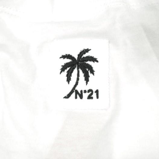 新品 N°21 ヌメロヴェントゥーノ 24SS リボンデザインハーフスリーブトップス 24S-F021-4157 38 WHITE Tシャツ カットソー 定価42,900円 |  | 08