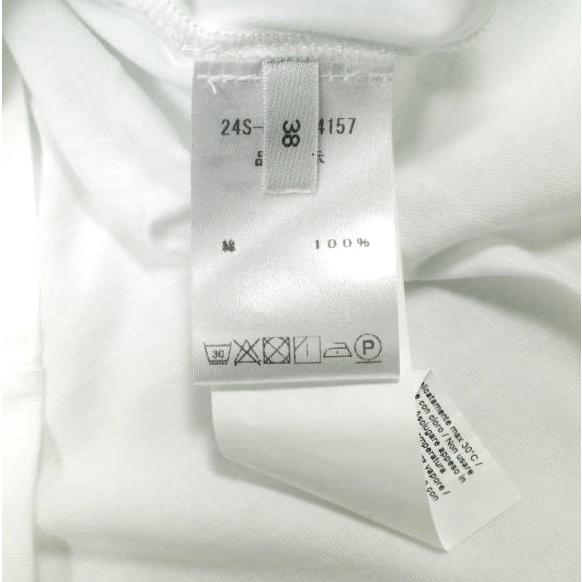 新品 N°21 ヌメロヴェントゥーノ 24SS リボンデザインハーフスリーブトップス 24S-F021-4157 38 WHITE Tシャツ カットソー 定価42,900円 |  | 09