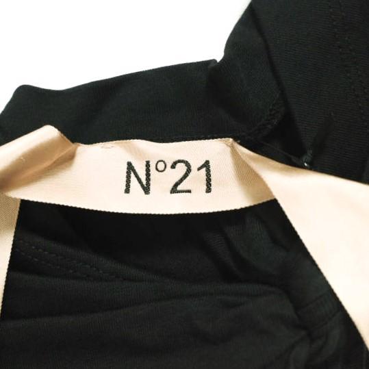 新品 N°21 ヌメロヴェントゥーノ 24SS リボンデザインハーフスリーブトップス 24S-F021-4157 38 BLACK Tシャツ カットソー 定価42,900円 |  | 04