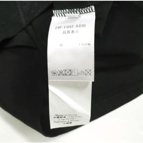 新品 N°21 ヌメロヴェントゥーノ 24SS オーバーサイズレースTシャツ 24P-F042-6330 XS BLACK ロゴ カットソー 定価69,300円 トップス |  | 08
