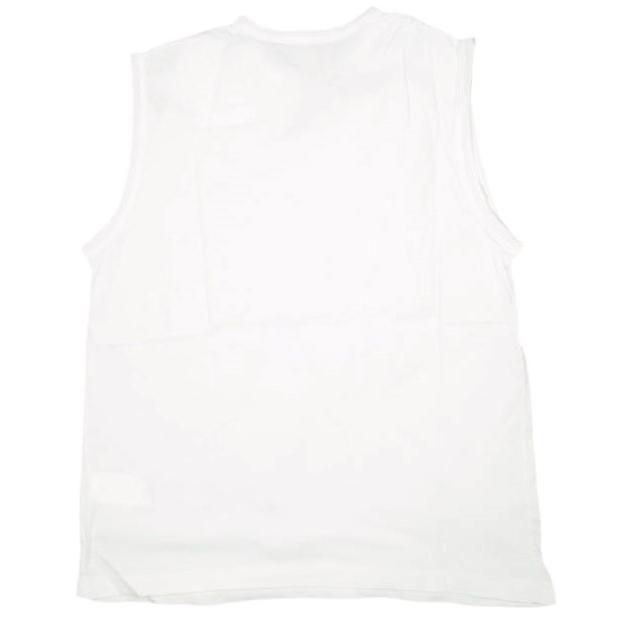 新品 N°21 ヌメロヴェントゥーノ 22SS ロゴプリント ノースリーブTシャツ 22SW-F101-4203 40 WHITE カットソー 定価25,300円 トップス |  | 01