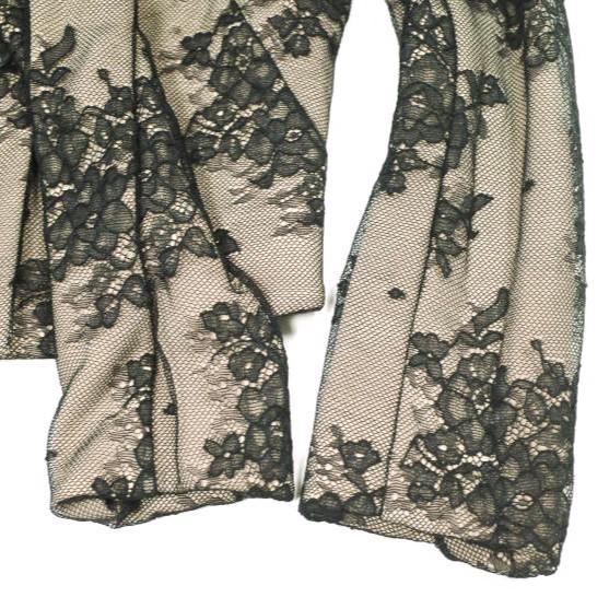 新品 N°21 ヌメロヴェントゥーノ 23SS フラワー刺繍レースジャケット 23SW-L043-4727 42 BLACK/BEIGE 定価162,800円 3B テーラード g23018 |  | 07