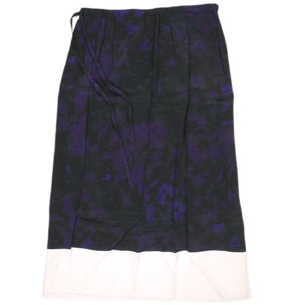 新品 DRIES VAN NOTEN ドリスヴァンノッテン 23SS SCOTTA 6118 W.W.SKIRT フラワープリント レーヨンスカート 34 PURPLE 定価86,900円 |  | 01