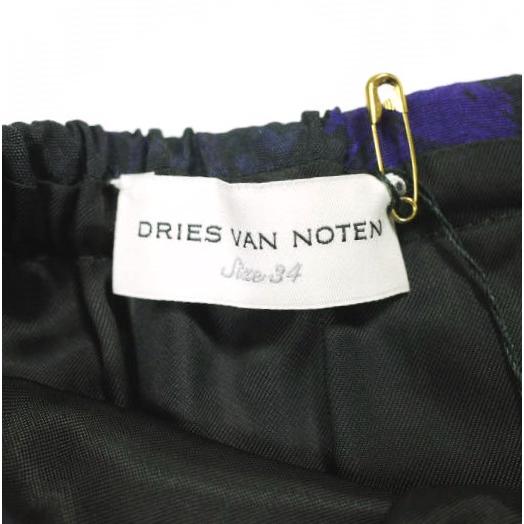 新品 DRIES VAN NOTEN ドリスヴァンノッテン 23SS SCOTTA 6118 W.W.SKIRT フラワープリント レーヨンスカート 34 PURPLE 定価86,900円 |  | 04