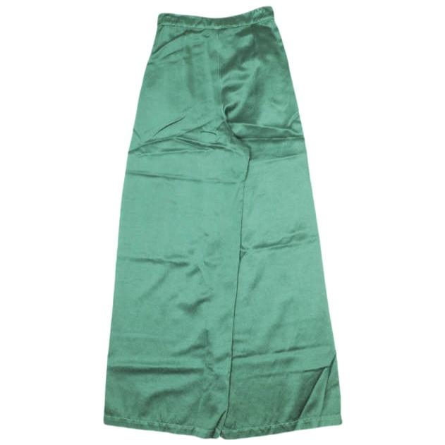 新品 DRIES VAN NOTEN ドリスヴァンノッテン 22AW PAMPLONA 5286 W.W. PANTS 2タックバギーパンツ 34 EMERALD GREEN 定価77,000円 ワイド |  | 01