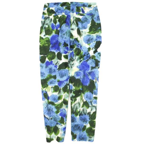 新品 DRIES VAN NOTEN ドリスヴァンノッテン 23SS POUMAS 6012 W.W.PANTS フラワープリントトラウザーズ 36 BLUE パンツ 定価82,500円 |  | 01
