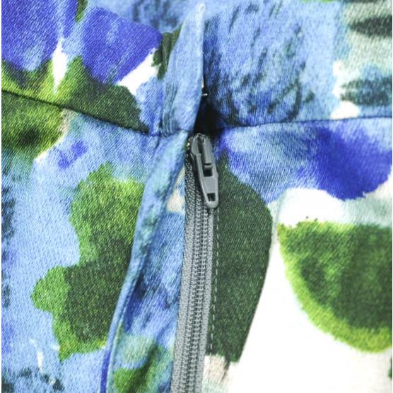 新品 DRIES VAN NOTEN ドリスヴァンノッテン 23SS POUMAS 6012 W.W.PANTS フラワープリントトラウザーズ 36 BLUE パンツ 定価82,500円 |  | 05