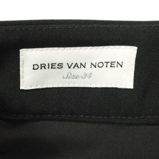 新品 DRIES VAN NOTEN ドリスヴァンノッテン 23SS POUMAS 6060 W.W.PANTS PO/W ノープリーツトラウザーズ 34 BLACK パンツ 定価88,000円 |  | 08