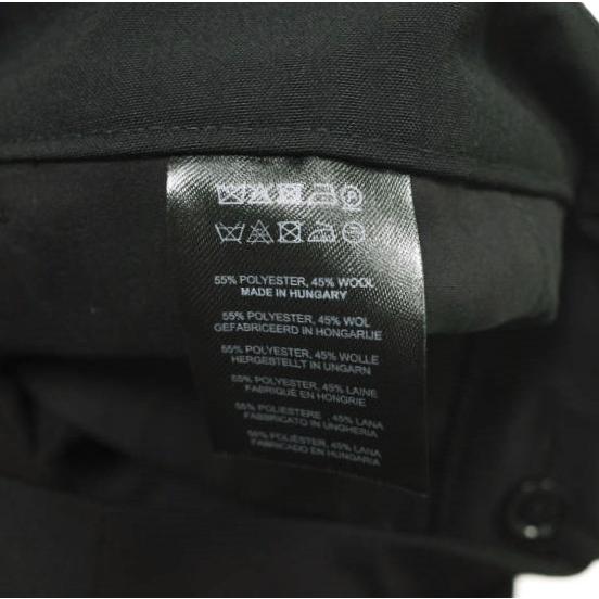 新品 DRIES VAN NOTEN ドリスヴァンノッテン 23SS POUMAS 6060 W.W.PANTS PO/W ノープリーツトラウザーズ 34 BLACK パンツ 定価88,000円 |  | 09