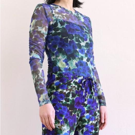新品 DRIES VAN NOTEN ドリスヴァンノッテン 23SS HESTE PR フローラル柄 シアーメッシュカットソー 011153-6182 M Tシャツ 定価49,500円 |  | 02