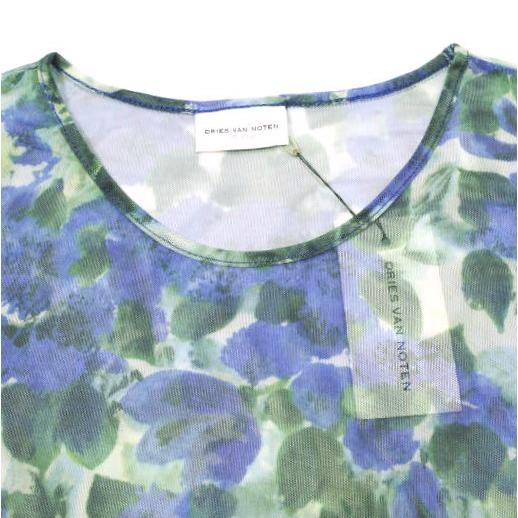 新品 DRIES VAN NOTEN ドリスヴァンノッテン 23SS HESTE PR フローラル柄 シアーメッシュカットソー 011153-6182 M Tシャツ 定価49,500円 |  | 05