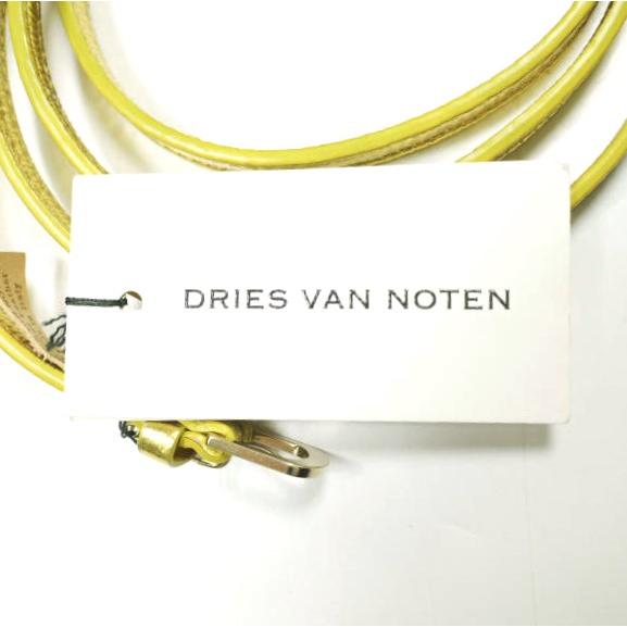 新品 DRIES VAN NOTEN ドリスヴァンノッテン イタリア製 BELT23/550 QU.814 W.L.BELT メタリックレザーナローベルト 85 GOLD g23034 |  | 01